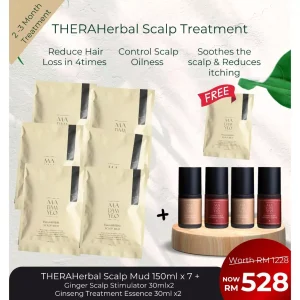 Madam Yeo THERAHerbal Scalp Mud Combo C【Deep Cleansing Therapy - Anti Hair Loss Hair Growth 】生发泥疗